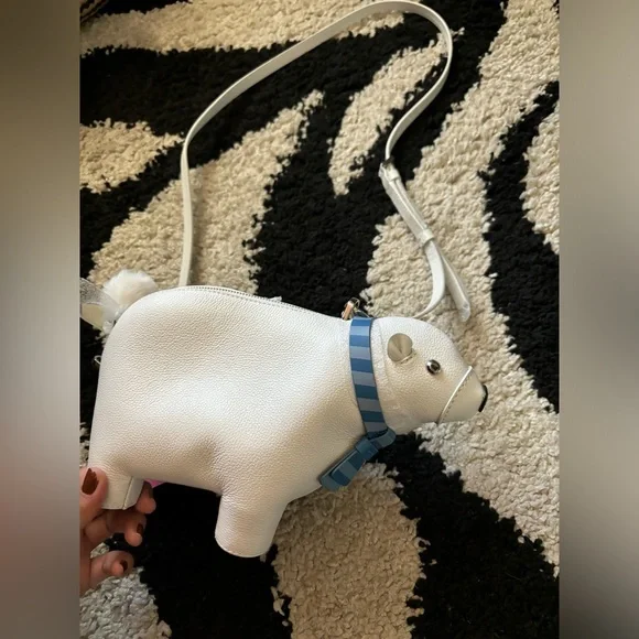 NWT Kate Spade Arctic Friends Polar Bear Crossbody - Picture 7 of 12